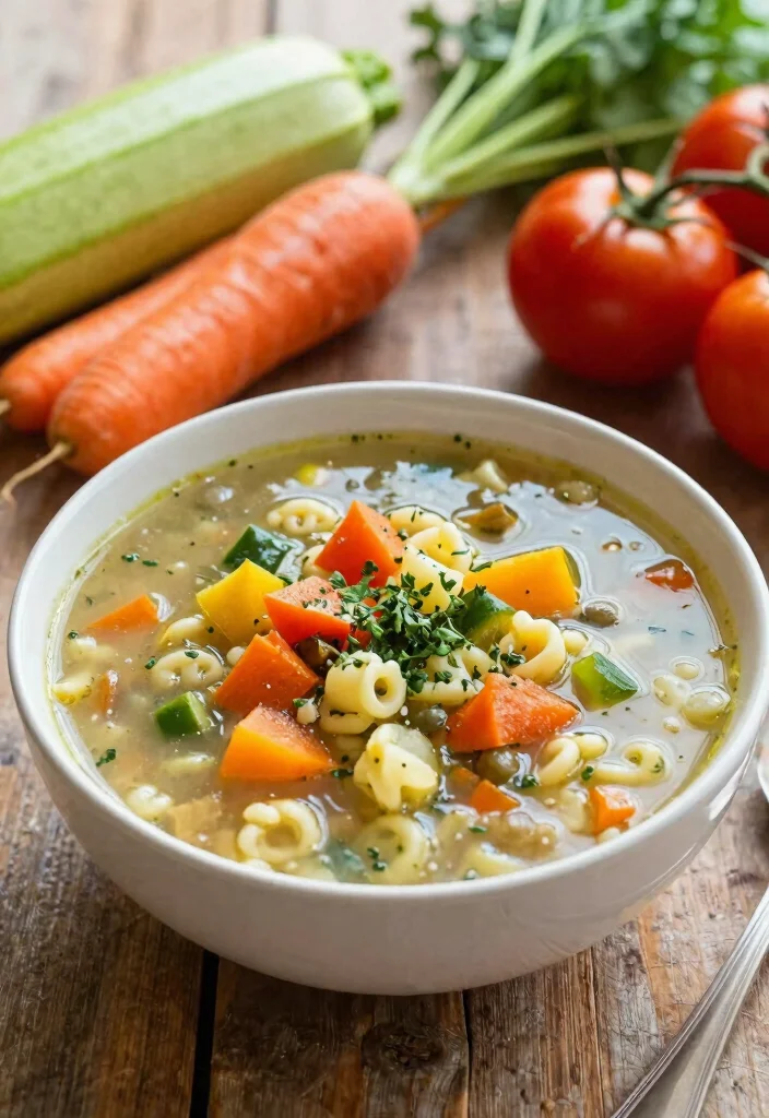 12 Healthy Soup Recipes for Light Nourishing Bowls - 7. Hearty Vegetable Minestrone 1