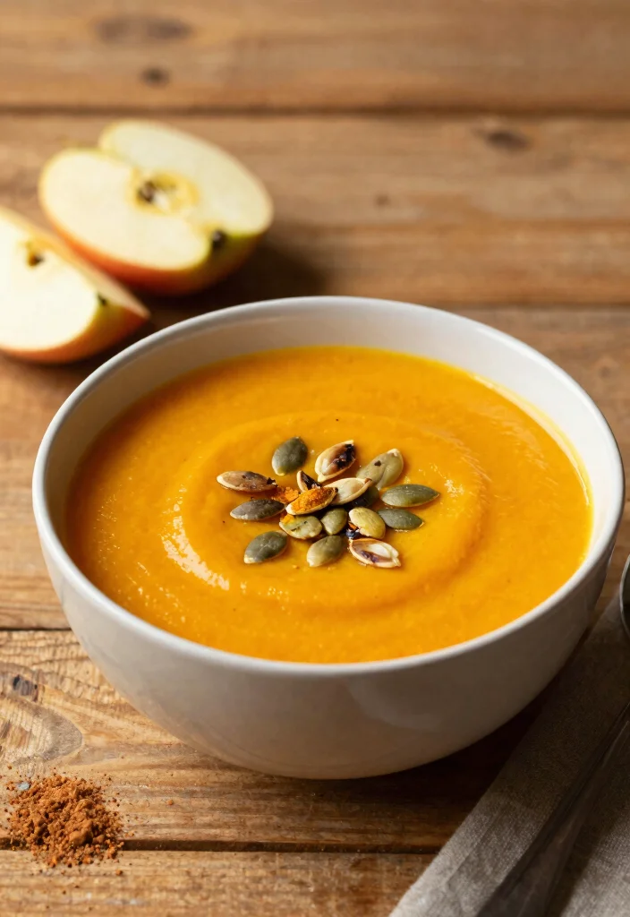 12 Healthy Soup Recipes for Light Nourishing Bowls - 9. Butternut Squash and Apple Soup 1
