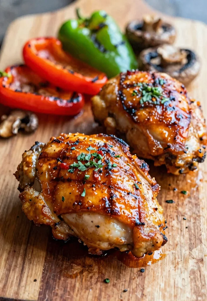 12 Keto BBQ Recipes for Smoky Low Carb Flavor - 2. Grilled Chicken Thighs with Spicy Keto Sauce 1