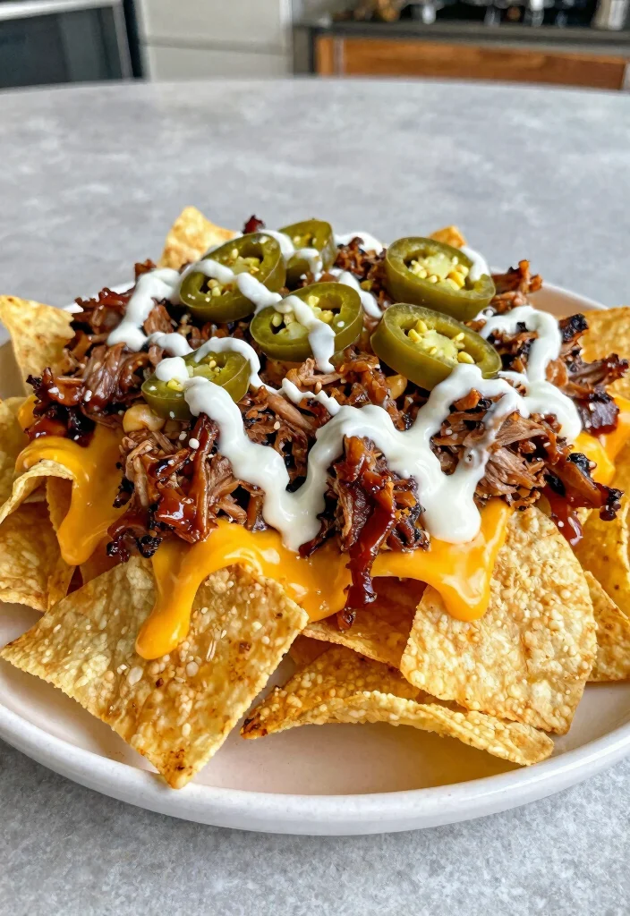12 Keto BBQ Recipes for Smoky Low Carb Flavor - 4. BBQ Pulled Pork Nachos (Keto Style) 1