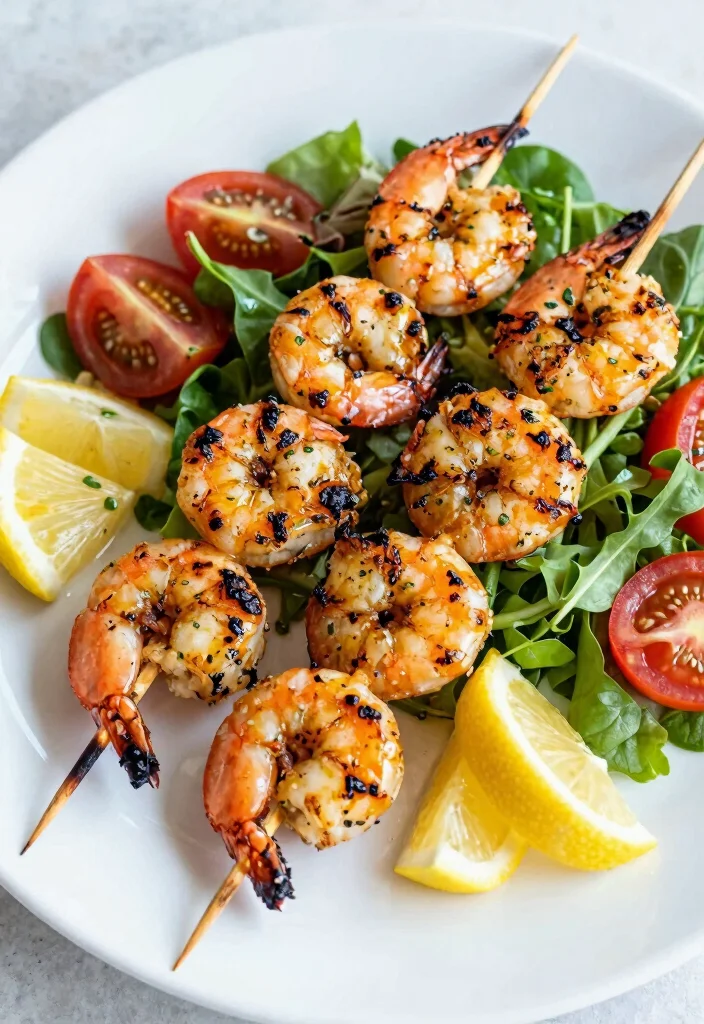 12 Keto BBQ Recipes for Smoky Low Carb Flavor - 7. Herb-Grilled Shrimp Skewers 1