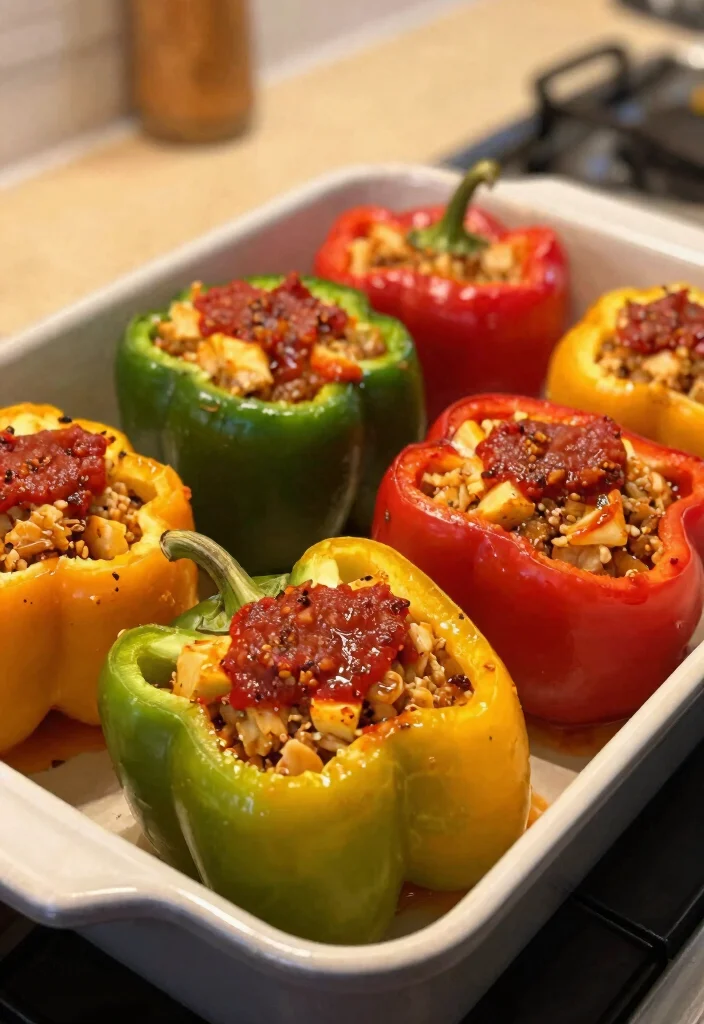 12 Pineapple Dinner Recipes for Sweet Savory Balance - 9. Pineapple Stuffed Peppers 1
