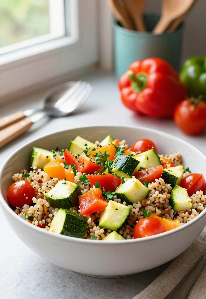 12 Skillet Dinner Recipes for Easy One Pan Cooking - 6. One-Pan Veggie Quinoa 1