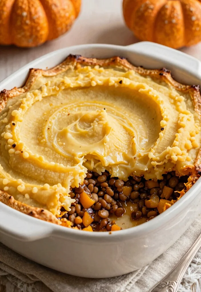 12 Squash Dinner Recipes for Cozy Seasonal Meals - 12. Squash and Lentil Shepherd's Pie 1