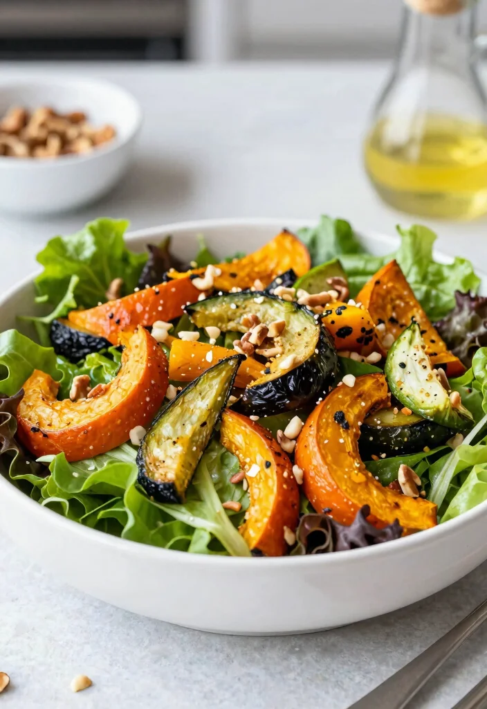 12 Squash Dinner Recipes for Cozy Seasonal Meals - 6. Roasted Vegetable and Squash Salad 1