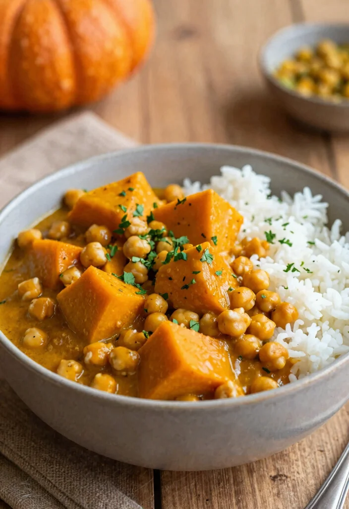 12 Squash Dinner Recipes for Cozy Seasonal Meals - 8. Squash and Chickpea Curry 1