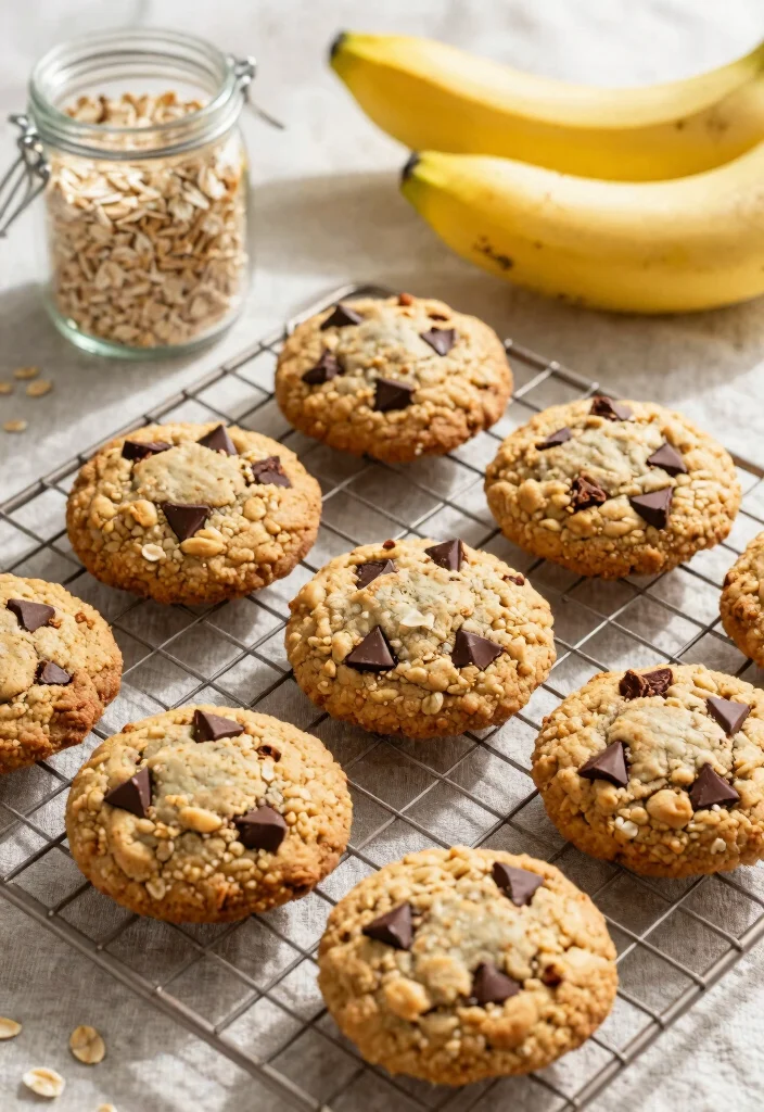 12 Vegan Breakfast Recipes for Simple Morning Fuel - 6. Banana Oatmeal Cookies 1