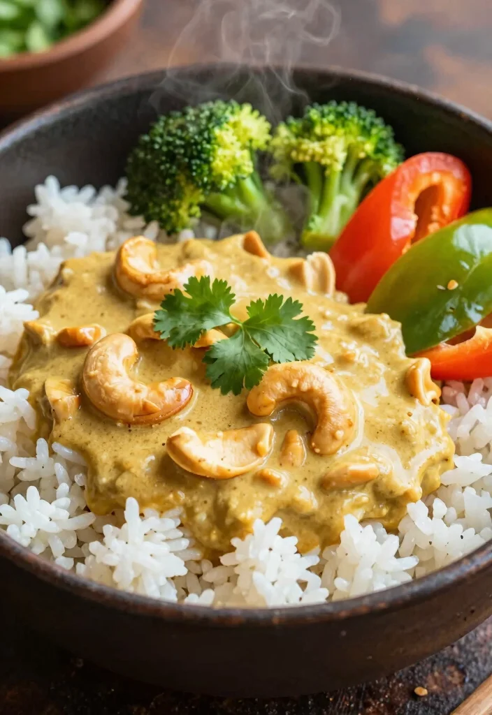 12 Vegan Cashew Recipes for Creamy Dairy Free Dishes - 10. Cashew Curry Sauce 1