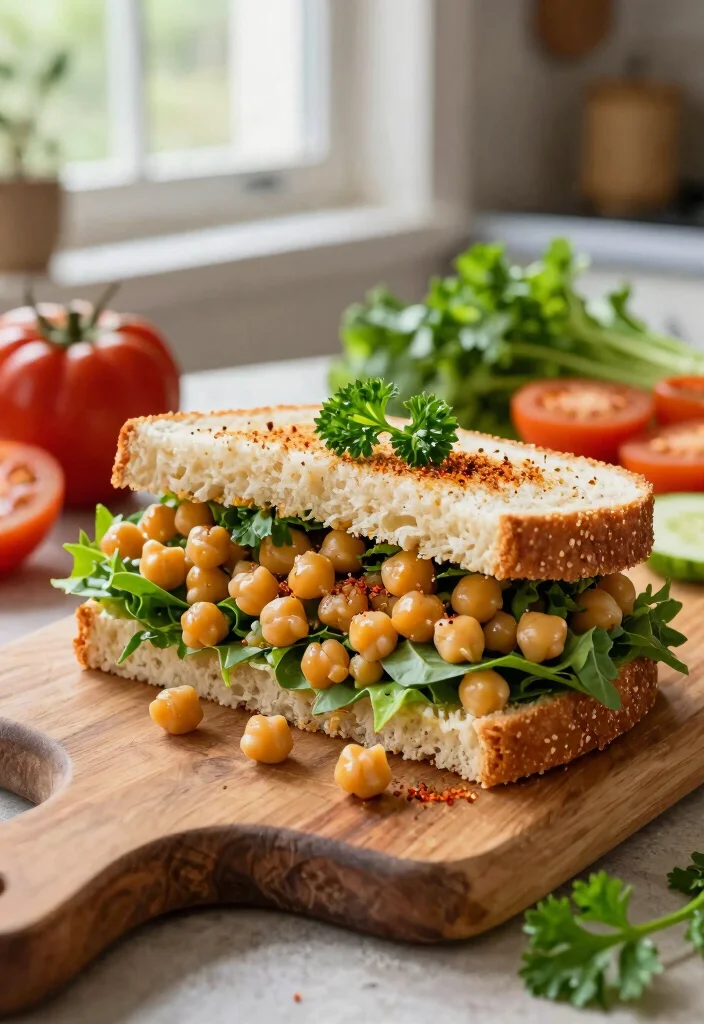 12 Vegan Meal Prep Recipes for Easy Weekly Planning - 1. Chickpea Salad Sandwich 1