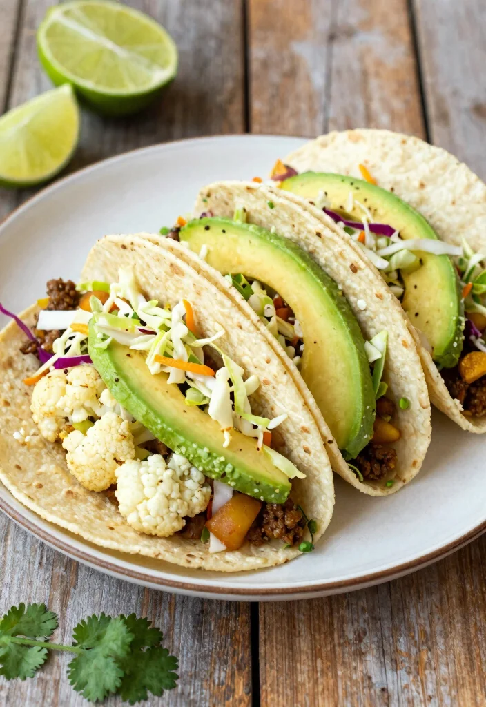 12 Vegan Meal Prep Recipes for Easy Weekly Planning - 7. Cauliflower Tacos 1