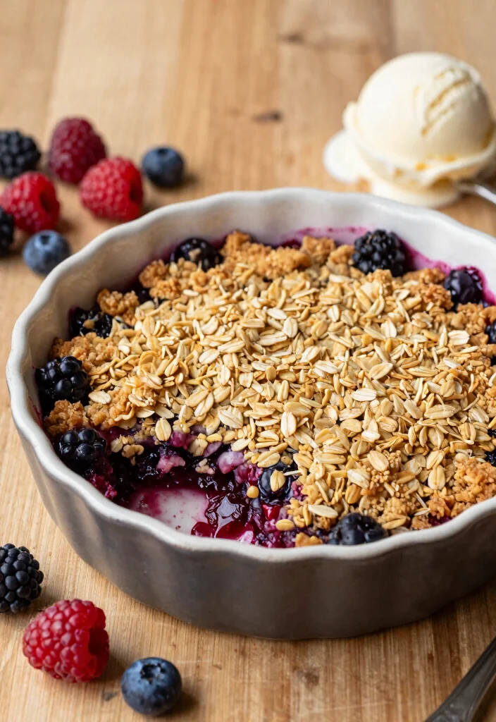 12 Vegetarian Dessert Recipes for Simple Sweet Comfort - 6. Vegan Berry Crisp 1