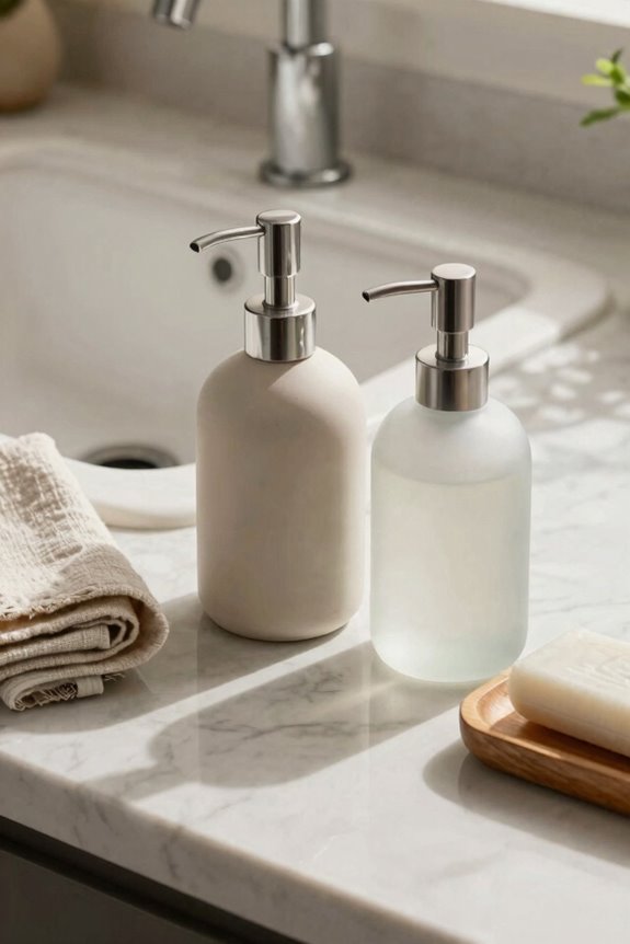 10 Stylish Kitchen Soap Dispenser Ideas to Elevate Your Sink Area 6 classic kitchen neutral organized harmonious
