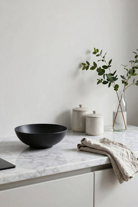 5 Kitchen Counter Decor Ideas to Transform Your Space 1 clear counters decluttered focus