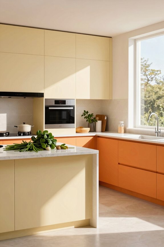 7 Orange Kitchen Design Styles That Transform Your Space 2 creamsicle cabinets orange with greens 2cgh2