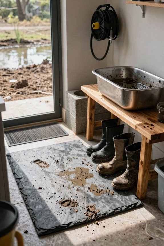 5 Muddy Kitchen Ideas to Keep Your Home Clean 3 dedicated outdoor dirt and sand zone