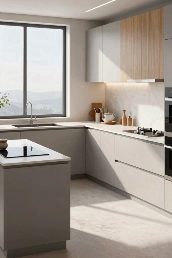 efficient open kitchen workflow design