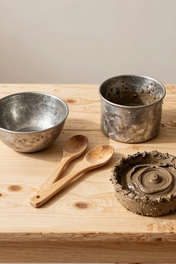 essential mud kitchen simple tools pallets