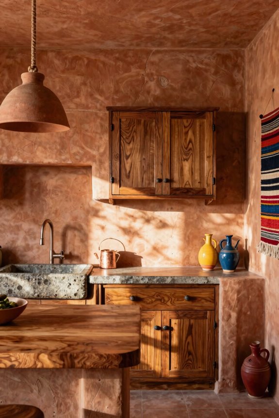 mexican clay plaster warmth