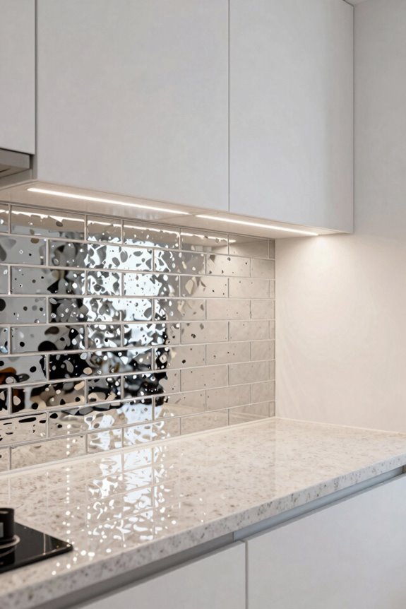 10 Kitchen Backsplash Ideas to Transform Your Space 4 mirrors brighten small kitchens
