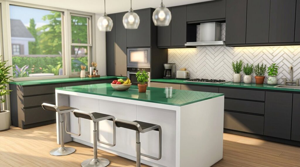 modern kitchen ideas for sims 4