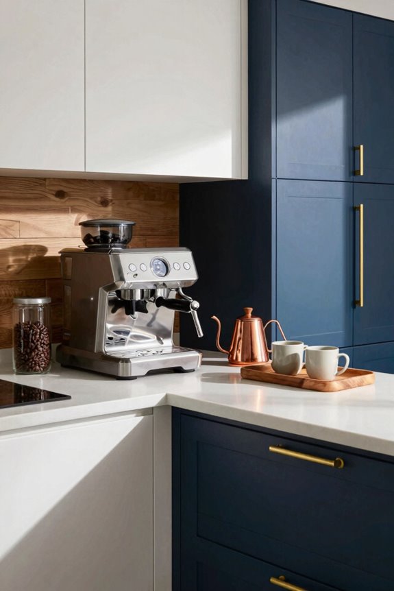 modern minimalist navy elegance