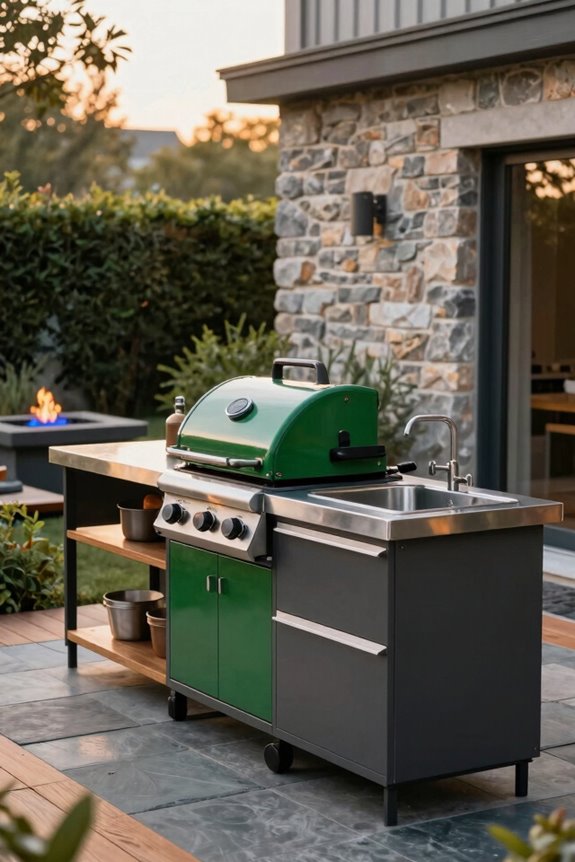 Green Egg Outdoor Kitchen Ideas for Your Dream Space 8 modular to custom outdoor kitchens ci5k6