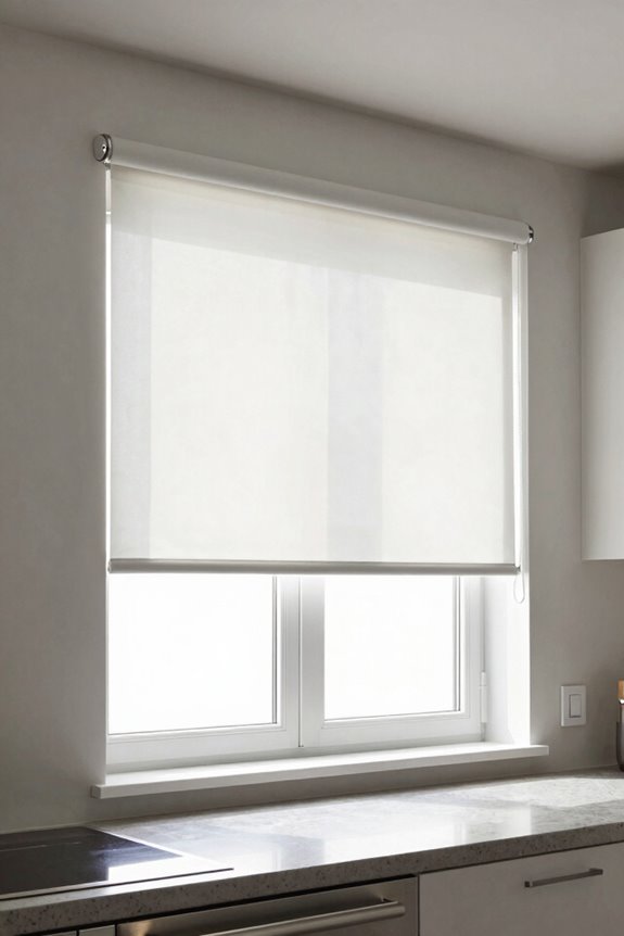 Modern Kitchen Window Treatment Ideas That Work 6 motorized shades for smart kitchen
