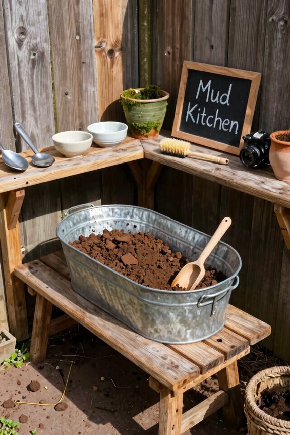 mud kitchen for small spaces and patios