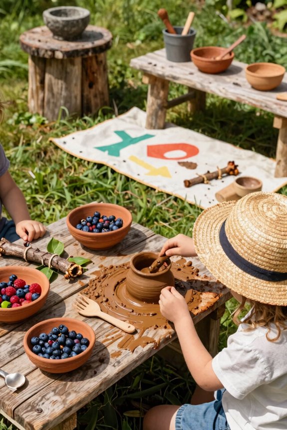 mud kitchen inspires imaginative role play