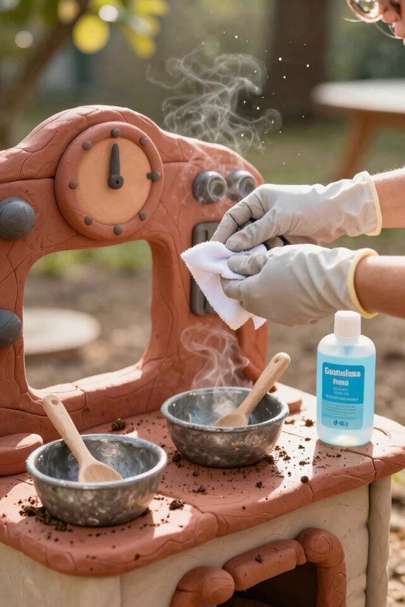 non toxic materials vigilant supervision cleanup
