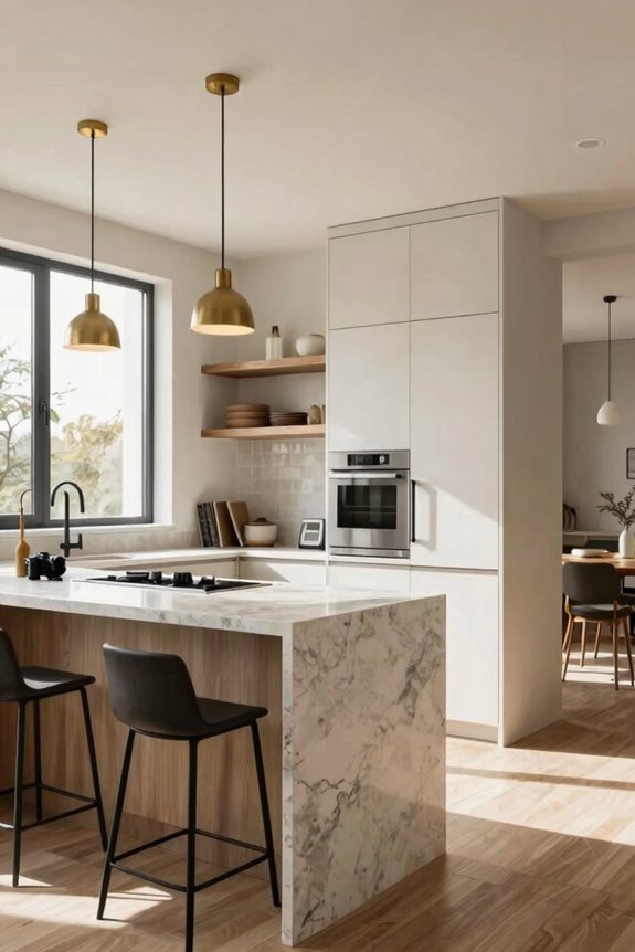 open concept kitchen hub design 8pnso