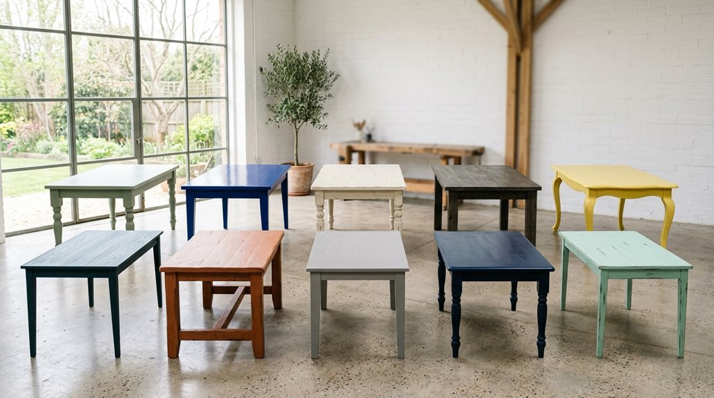 painted kitchen table makeover ideas
