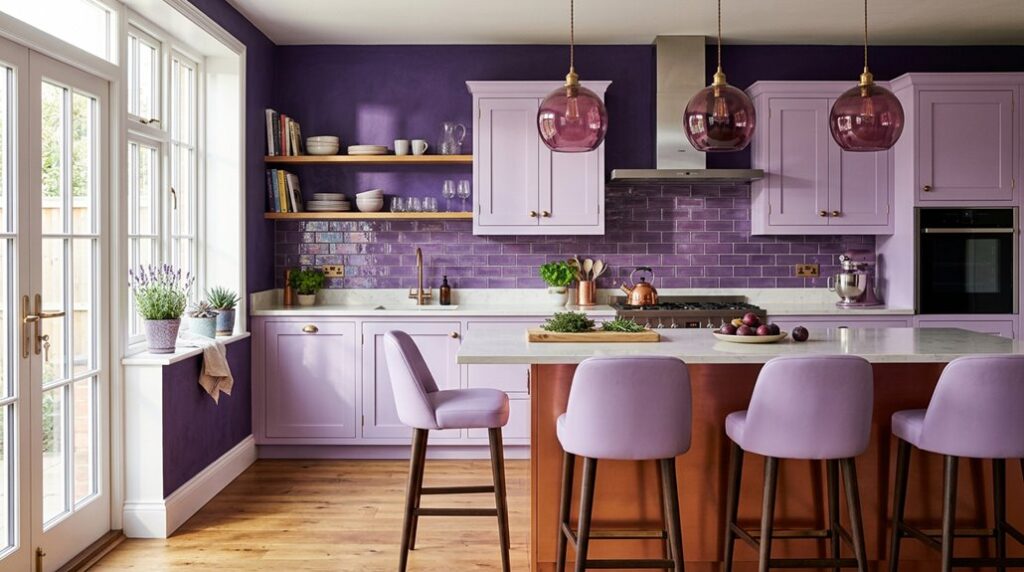 purple kitchen ideas to transform spaces