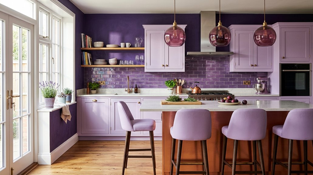 purple kitchen ideas to transform spaces