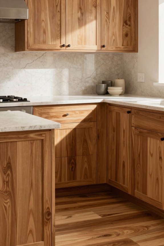 Color Scheme Ideas for Maple Kitchen Cabinets 5 quartz countertops with maple harmony light or dark floors