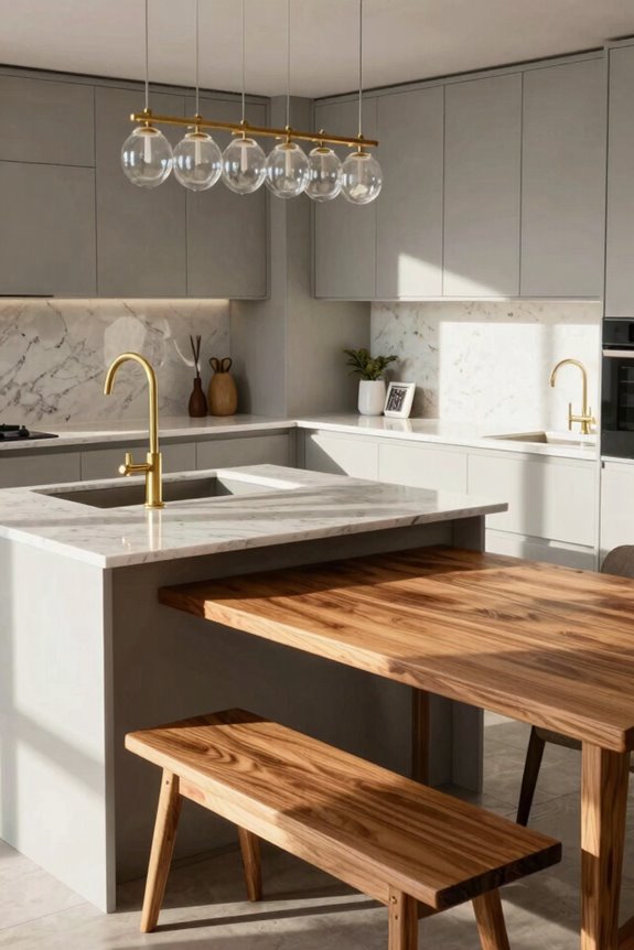 seating optimizes kitchen flow 7ponk
