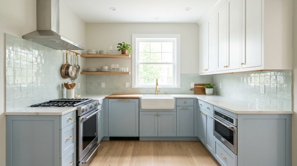 small spaces light colors larger feel