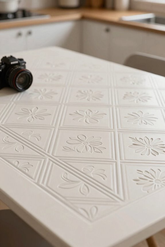 10 Painted Kitchen Table Ideas to Transform Your Space 8 stencils create professional kitchen d cor