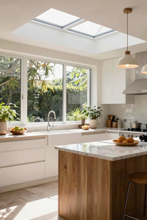 10 Kitchen Extension Ideas to Transform Your Space 4 strategic glazing brightens kitchen view