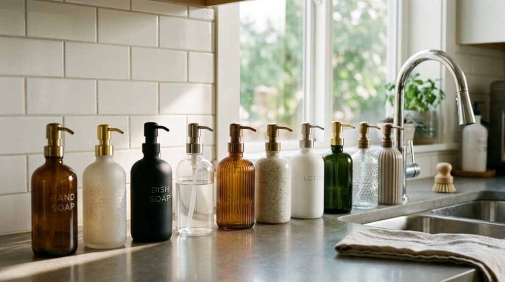 stylish soap dispensers for kitchen