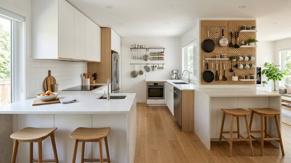 three kitchen layout ideas maximize space