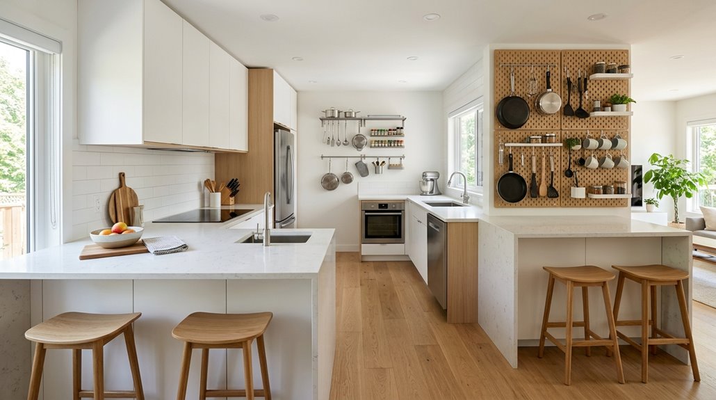 three kitchen layout ideas maximize space