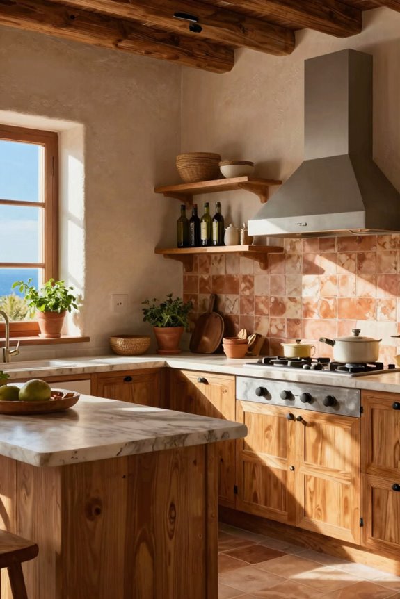 5 Mediterranean Kitchen Ideas to Transform Your Space 1 warm sunlit mediterranean kitchen design