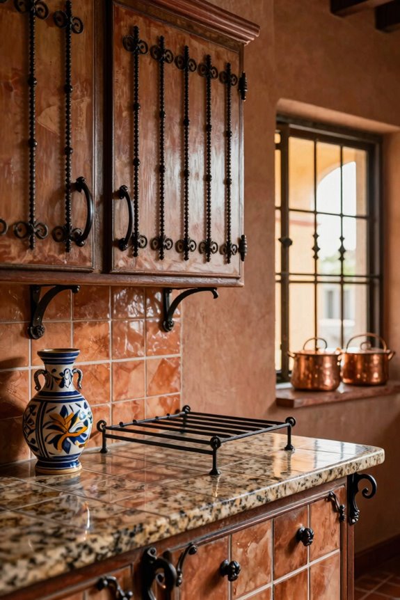 wrought iron rustic elegance